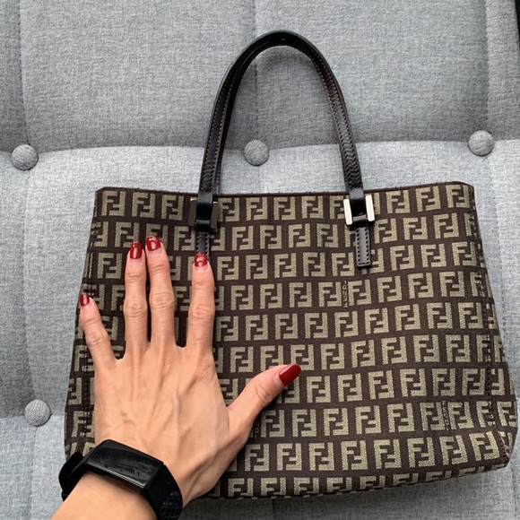 Mini fendi zucca tote-authentic - Picture 6 of 6